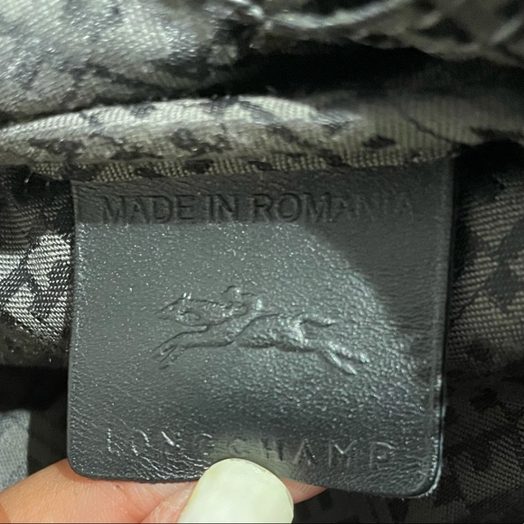 Longchamp Le Pliage Cuir Black Leather - Picture 9 of 10